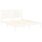 Giroletto Bianco in Legno Massello di Pino 160x200 cm Giroletto Bianco in Legno Massello di Pino 160x200 cm