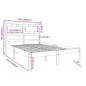Giroletto Bianco in Legno Massello 140x200 cm Giroletto Bianco in Legno Massello 140x200 cm