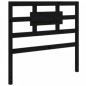 Giroletto Nero in Legno Massello 90x200 cm