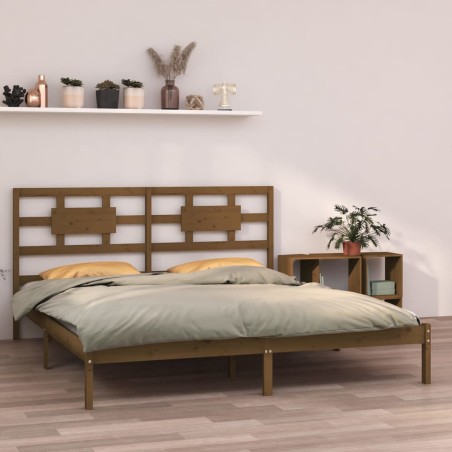 Giroletto Miele in Legno Massello 160x200 cm