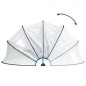 Cupola per Piscina con Staffa Rotonda 500x250 cm PVC