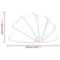 Cupola per Piscina con Staffa Rotonda 500x250 cm PVC