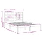 Giroletto in Legno Massello 120x190 cm 4FT Small Double Giroletto in Legno Massello 120x190 cm 4FT Small Double