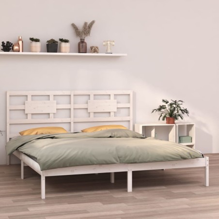 Giroletto Bianco in Legno Massello 180x200 cm 6FT Super King