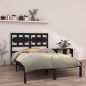 Giroletto Nero in Legno Massello 140x200 cm Giroletto Nero in Legno Massello 140x200 cm