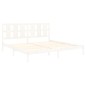 Giroletto Bianco in Legno Massello 180x200 cm 6FT Super King Giroletto Bianco in Legno Massello 180x200 cm 6FT Super King