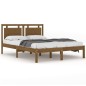 Giroletto Miele in Legno Massello 150x200 cm 5FT King Size Giroletto Miele in Legno Massello 150x200 cm 5FT King Size