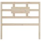vidaXL Testiera per Letto 105,5x4x100 cm Legno Massello di Pino