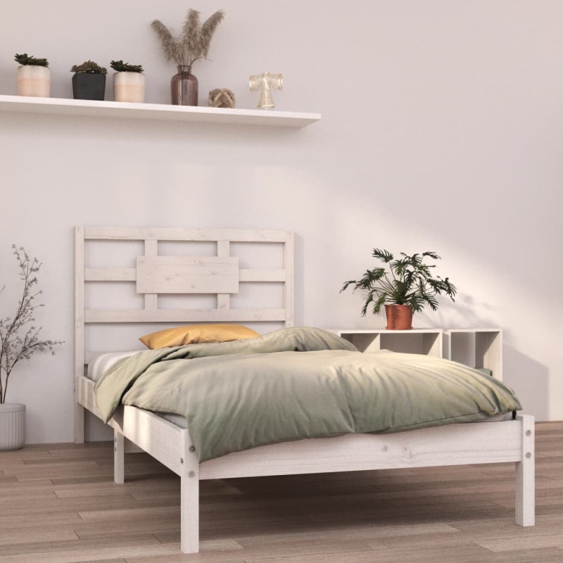 Giroletto Bianco in Legno Massello 90x200 cm Giroletto Bianco in Legno Massello 90x200 cm