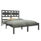 Giroletto Grigio in Legno Massello 120x190 cm 4FT Small Double Giroletto Grigio in Legno Massello 120x190 cm 4FT Small Double