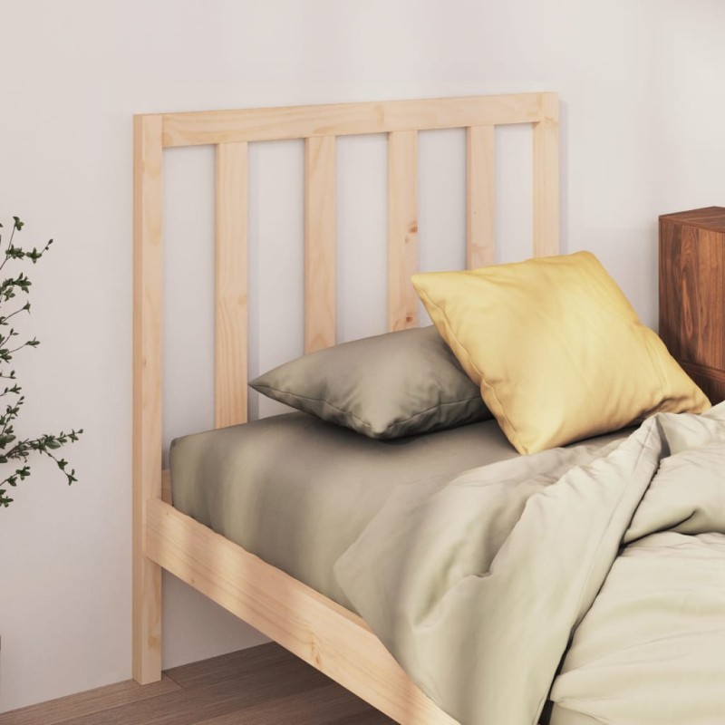 Testiera per Letto 81x4x100 cm in Legno Massello di Pino Testiera per Letto 81x4x100 cm in Legno Massello di Pino