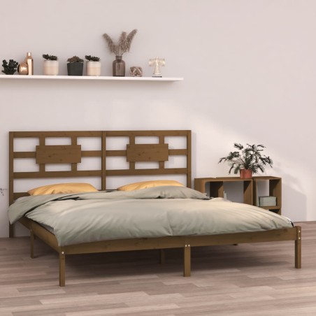 Giroletto Miele in Legno Massello 180x200 cm 6FT Super King