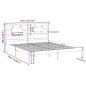 Giroletto Miele in Legno Massello 180x200 cm 6FT Super King