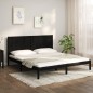 Giroletto Nero Legno Massello di Pino 180x200 cm 6FT Super King Giroletto Nero Legno Massello di Pino 180x200 cm 6FT Super King