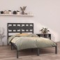 Giroletto Grigio in Legno Massello 140x190 cm Giroletto Grigio in Legno Massello 140x190 cm