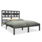 Giroletto Grigio in Legno Massello 140x190 cm Giroletto Grigio in Legno Massello 140x190 cm