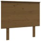 vidaXL Testiera per Letto ambra 94x6x82,5 cm in Legno Massello di Pino