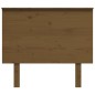 vidaXL Testiera per Letto ambra 94x6x82,5 cm in Legno Massello di Pino