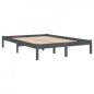 Giroletto Grigio in Legno Massello 180x200 cm 6FT Super King Giroletto Grigio in Legno Massello 180x200 cm 6FT Super King