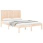 Giroletto in Legno Massello di Pino 120x190 cm 4FT Small Double Giroletto in Legno Massello di Pino 120x190 cm 4FT Small Double