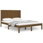 Giroletto Miele in Legno Massello Pino 150x200 cm 5FT King Size Giroletto Miele in Legno Massello Pino 150x200 cm 5FT King Size
