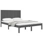 Giroletto Grigio Legno Massello Pino 120x190cm 4FT Small Double Giroletto Grigio Legno Massello Pino 120x190cm 4FT Small Double