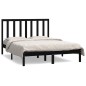 Giroletto Nero in Legno Massello di Pino 140x190 cm Giroletto Nero in Legno Massello di Pino 140x190 cm
