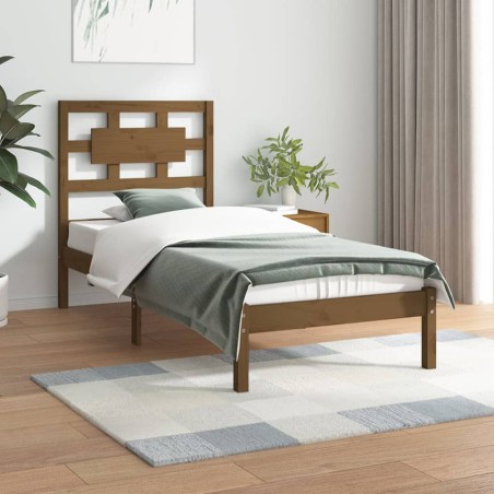 Giroletto Miele in Legno Massello di Pino 90x200 cm