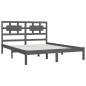 Giroletto Grigio Legno Massello Pino 180x200 cm 6FT Super King Giroletto Grigio Legno Massello Pino 180x200 cm 6FT Super King