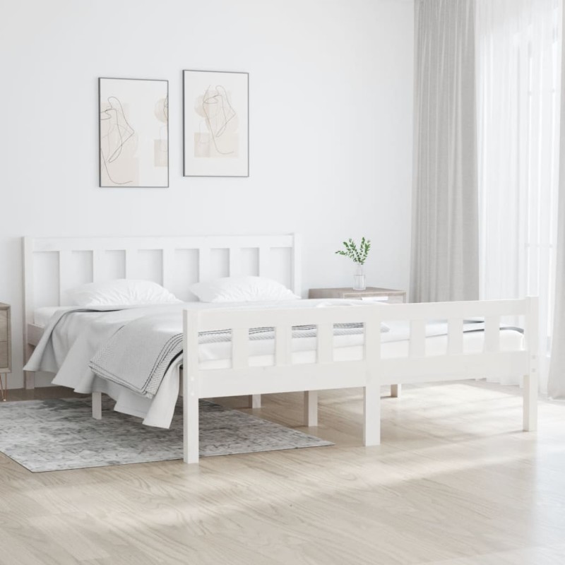 Giroletto Bianco in Legno Massello 140x190 cm Giroletto Bianco in Legno Massello 140x190 cm