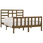 Giroletto Miele in Legno Massello 150x200 cm 5FT King Size