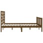 Giroletto Miele in Legno Massello 150x200 cm 5FT King Size