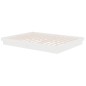Giroletto Bianco in Legno Massello 150x200 cm 5FT King Size