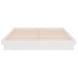 Giroletto Bianco in Legno Massello 150x200 cm 5FT King Size