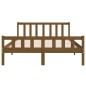 Giroletto Miele in Legno Massello 135x190 cm 4FT6 Double Giroletto Miele in Legno Massello 135x190 cm 4FT6 Double