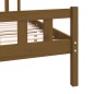 Giroletto Miele in Legno Massello 135x190 cm 4FT6 Double Giroletto Miele in Legno Massello 135x190 cm 4FT6 Double