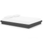 Giroletto Grigio in Legno Massello 150x200 cm 5FT King Size Giroletto Grigio in Legno Massello 150x200 cm 5FT King Size