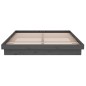 Giroletto Grigio in Legno Massello 150x200 cm 5FT King Size Giroletto Grigio in Legno Massello 150x200 cm 5FT King Size