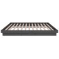 Giroletto Grigio in Legno Massello 150x200 cm 5FT King Size Giroletto Grigio in Legno Massello 150x200 cm 5FT King Size