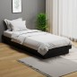 Giroletto Nero in Legno Massello 75x190 cm 2FT6 Small Single Giroletto Nero in Legno Massello 75x190 cm 2FT6 Small Single