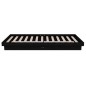 Giroletto Nero in Legno Massello 75x190 cm 2FT6 Small Single Giroletto Nero in Legno Massello 75x190 cm 2FT6 Small Single