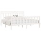 Giroletto Bianco Legno Massello Pino 180x200 cm 6FT Super King Giroletto Bianco Legno Massello Pino 180x200 cm 6FT Super King