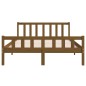 Giroletto Miele in Legno Massello 120x190 cm 4FT Small Double Giroletto Miele in Legno Massello 120x190 cm 4FT Small Double
