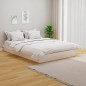 Giroletto Bianco in Legno Massello 120x190 cm 4FT Small Double Giroletto Bianco in Legno Massello 120x190 cm 4FT Small Double