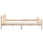 Giroletto in Legno Massello 150x200 cm 5FT King Size Giroletto in Legno Massello 150x200 cm 5FT King Size