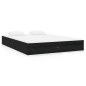 Giroletto Nero in Legno Massello 120x190 cm 4FT Small Double