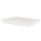 Giroletto Bianco in Legno Massello 140x190 cm Giroletto Bianco in Legno Massello 140x190 cm