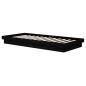 Giroletto Nero in Legno Massello 90x200 cm Giroletto Nero in Legno Massello 90x200 cm