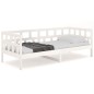 Dormeuse Bianca in Legno Massello di Pino 90x190 cm Dormeuse Bianca in Legno Massello di Pino 90x190 cm
