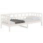 Dormeuse Bianca in Legno Massello di Pino 90x190 cm Dormeuse Bianca in Legno Massello di Pino 90x190 cm